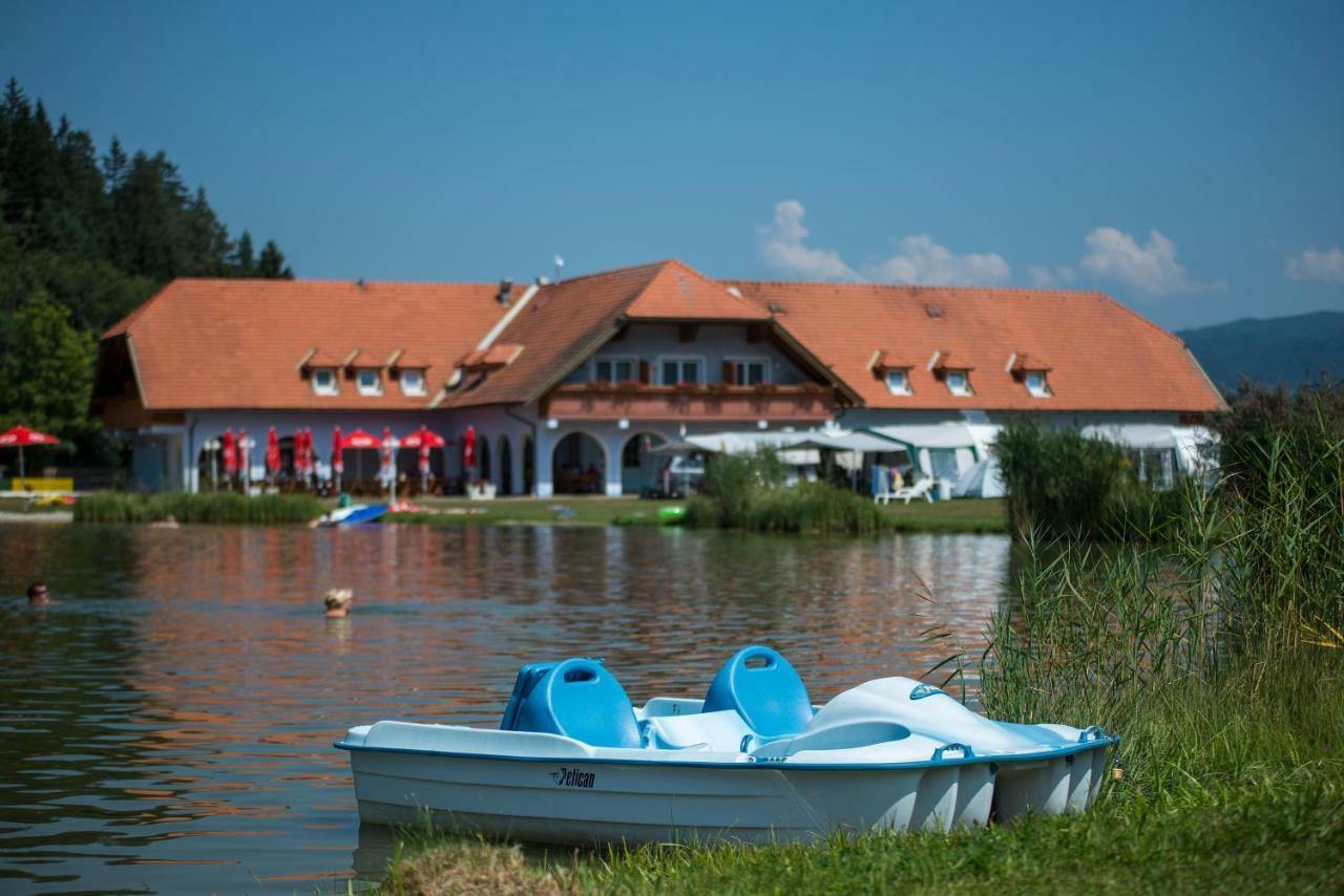 Pension Pirkdorfer See Smihel nad Pliberkom Exteriör bild